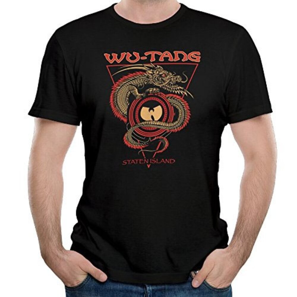 Wu-Tang Clan Staten Island Dragon T-Shirt - Black LARGE